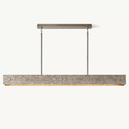 Vouvray Cast Surface Linear Chandelier 72"
