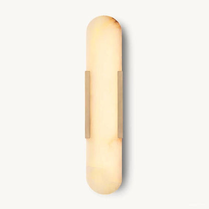 Maderno Satiny Alabaster Grand Wall Sconce