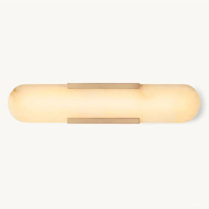 Maderno Satiny Alabaster Grand Wall Sconce