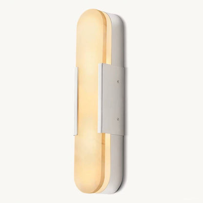 Maderno Satiny Alabaster Grand Wall Sconce