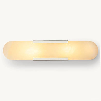 Maderno Satiny Alabaster Grand Wall Sconce