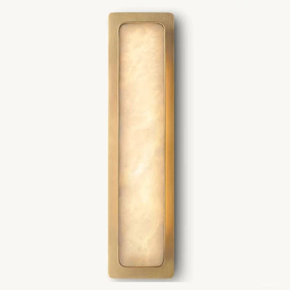 Maderno Satiny Alabaster Linear Wall Sconce