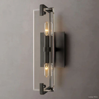 Marbuzet Crystal Plane Linear Wall Sconce