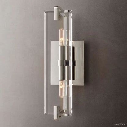 Marbuzet Crystal Plane Linear Wall Sconce