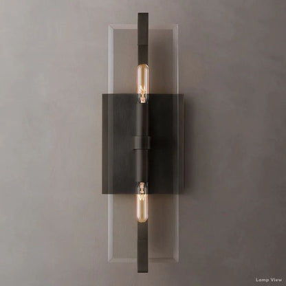 Marbuzet Crystal Plane Linear Wall Sconce