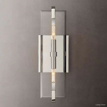Marbuzet Crystal Plane Linear Wall Sconce