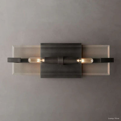 Marbuzet Crystal Plane Linear Wall Sconce