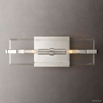 Marbuzet Crystal Plane Linear Wall Sconce