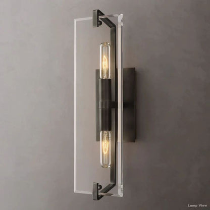 Marbuzet Crystal Plane Linear Wall Sconce