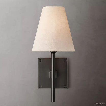 Fulham Linen Shade Wall Sconce