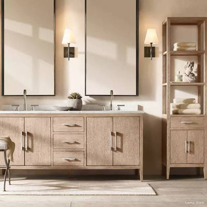 Fulham Linen Shade Wall Sconce