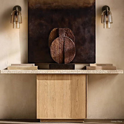 Blom Glass Flute Wall Sconce