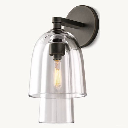 Blom Glass Flute Wall Sconce