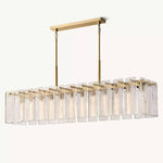 Calamette Glass Rectangular Chandelier 72"
