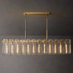 Calamette Glass Rectangular Chandelier 72"