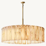 Calamette Onyx Round Chandelier 48"
