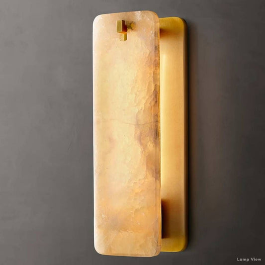 Calamette Speckly Onyx Wall Sconce