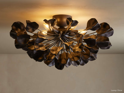 Lunaria Ceramic Petal Flush Mount