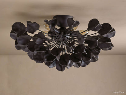 Lunaria Ceramic Petal Flush Mount