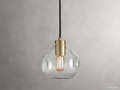 Organic Fluid Glass Pendant Light