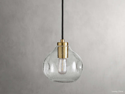 Organic Fluid Glass Pendant Light