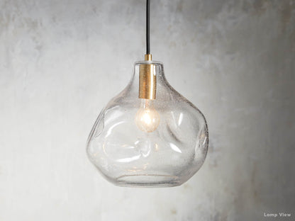 Organic Fluid Glass Pendant Light