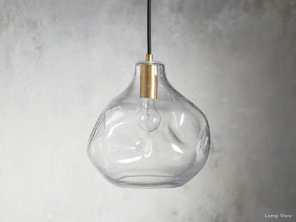 Organic Fluid Glass Pendant Light