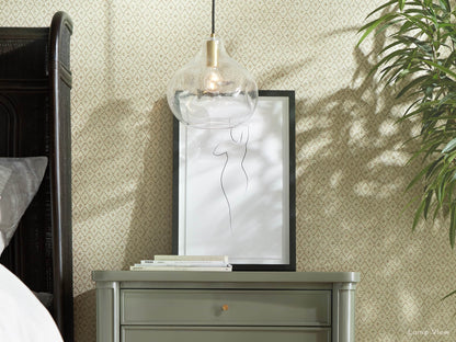 Organic Fluid Glass Pendant Light