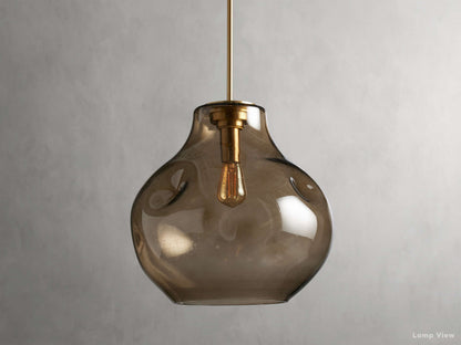 Organic Fluid Glass Pendant Light