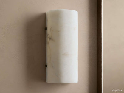 Chayla Subtle Alabaster Wall Sconce
