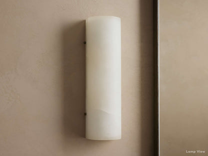 Chayla Subtle Alabaster Wall Sconce