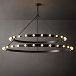 Vitoria Two-Tier Round Chandelier 60"