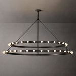 Vitoria Two-Tier Round Chandelier 72"