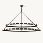 Vitoria Two-Tier Round Chandelier 72"