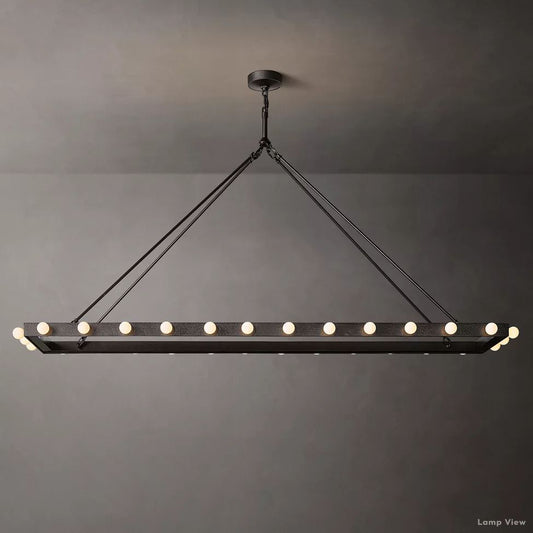 Vitoria Globe Border Linear Chandelier 72"
