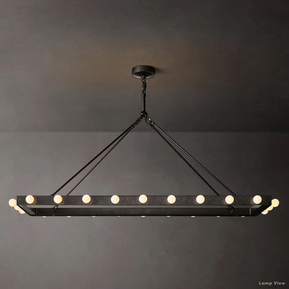 Vitoria Globe Border Linear Chandelier 54"