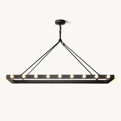 Vitoria Globe Border Linear Chandelier 54"