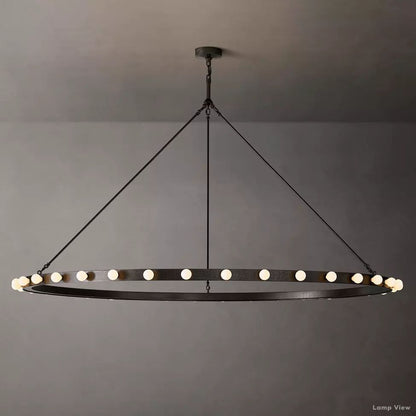 Vitoria Globe Border Round Chandelier 72"