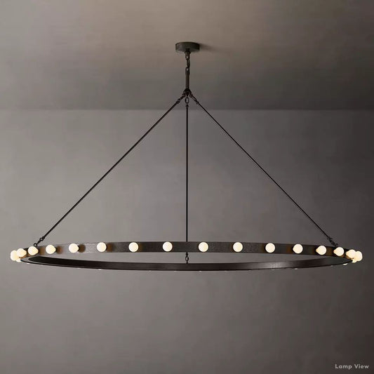 Vitoria Globe Border Round Chandelier 72"