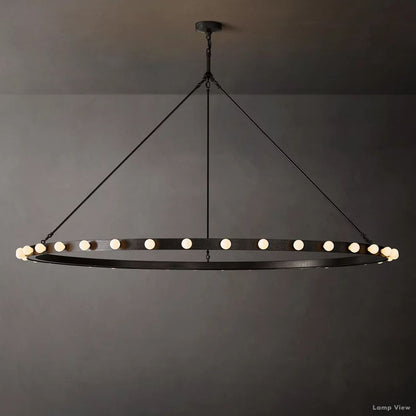 Vitoria Globe Border Round Chandelier 72"