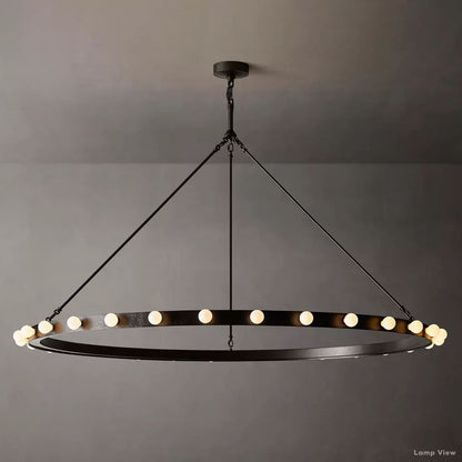 Vitoria Globe Border Round Chandelier 60"