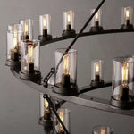 Ondra Two-Tier Round Chandelier 60"
