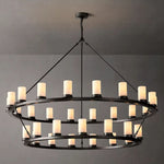 Ondra Two-Tier Round Chandelier 60"