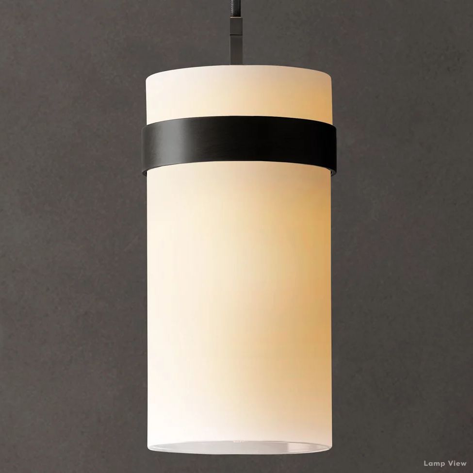 Ravelle Milk Glass Pendant Light