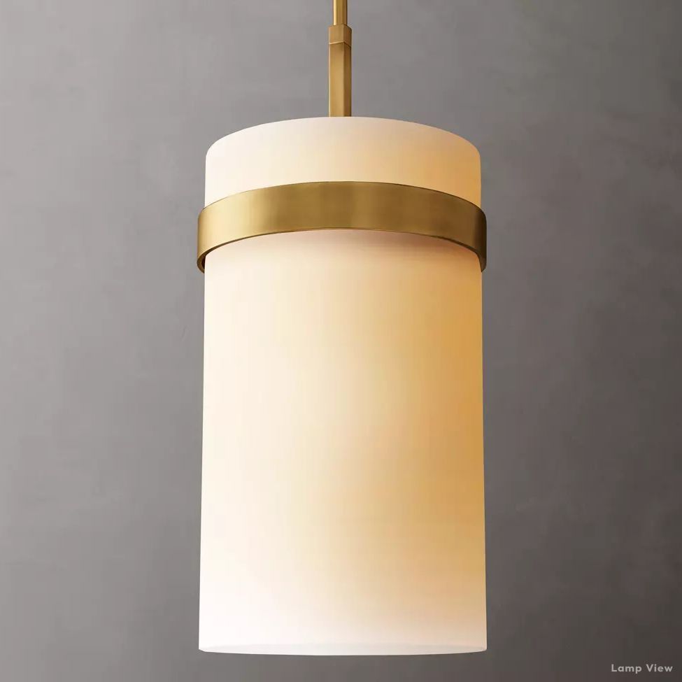Ravelle Milk Glass Pendant Light