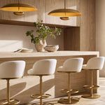 Cosmic Arched Profile Round Chandelier