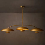 Cosmic Arched Profile Linear Chandelier