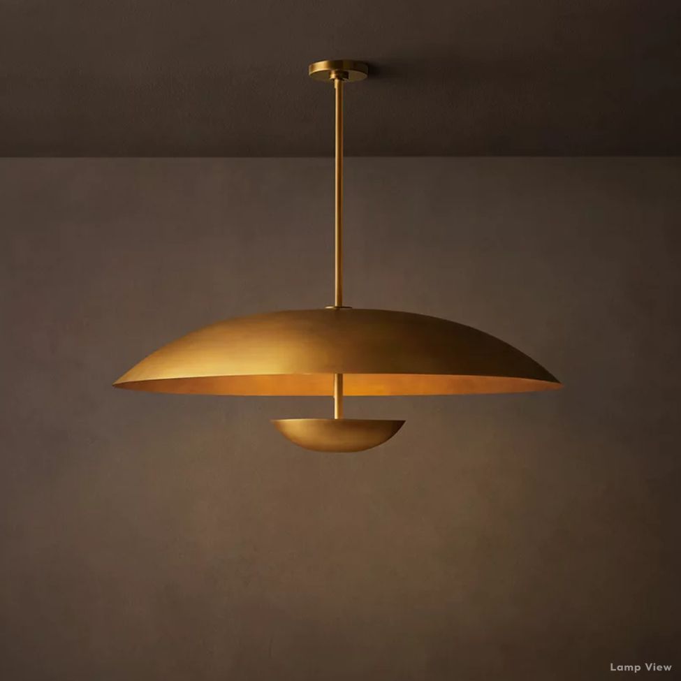 Cosmic Arched Profile Round Chandelier