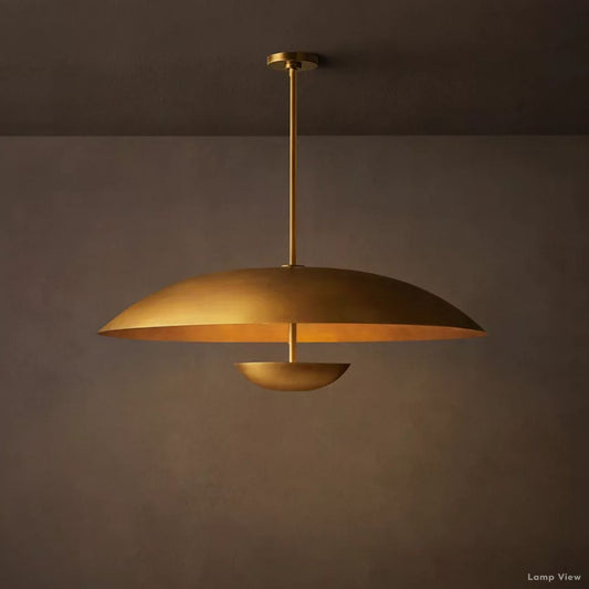 Cosmic Arched Profile Round Chandelier