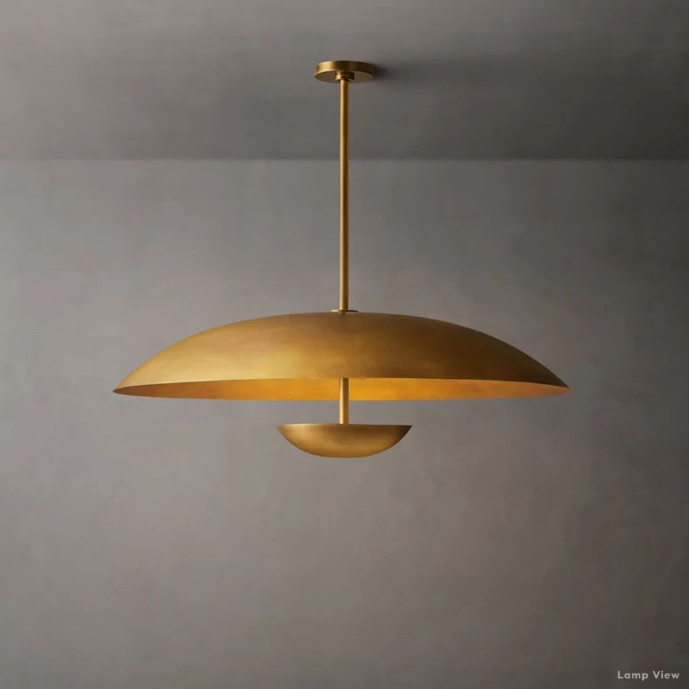 Cosmic Arched Profile Round Chandelier